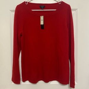Talbots Cashmere Red Sweater